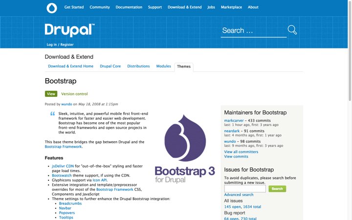 Bootstrap Drupal Theme