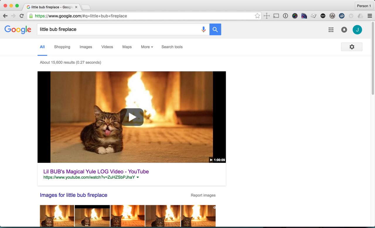 searching for little bub fireplace on google
