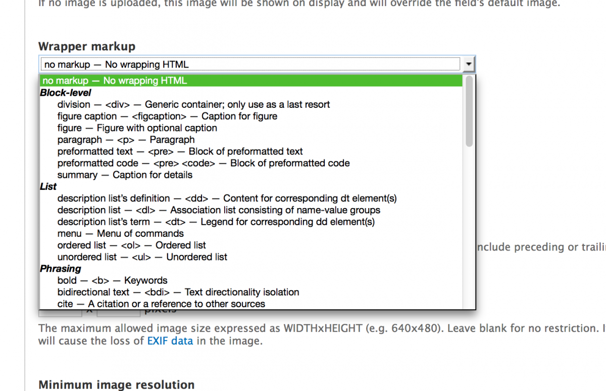 Drupal Fnces Settings