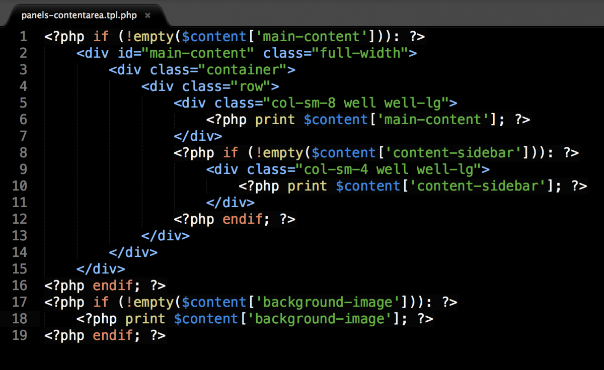 Panel Layout Plugin .tpl