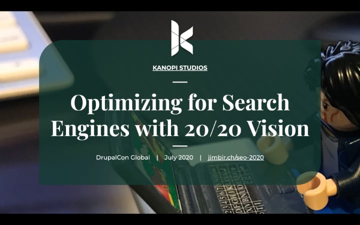 Optimizing for Search Engines with 20/20 Vision