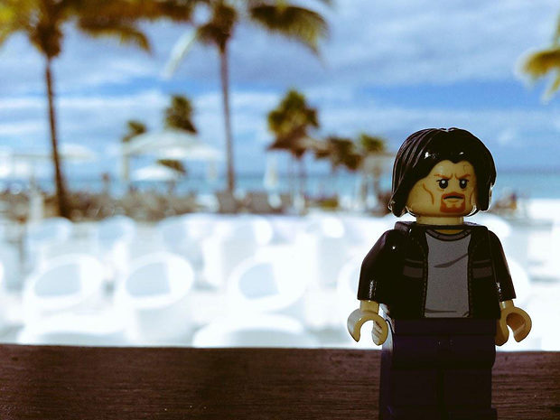 Lego Uncle Jim at the Beach